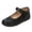 Gray, variant on Fozruso Girls Sandals For Kids Summer Soft Sole Casual Dance Shoes Fashionable British Style Mary Jane For Girls Age 5 12 Comfortable Everyday Wear With Dresses,Sizes 11.5 Big Kid 26(Black)