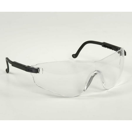 Honeywell Falcon Eyewear, Clear Lens, Polycarbonate, Anti-Scratch, HC, Black Frame, Nylon - 1 EA (763-S4500)