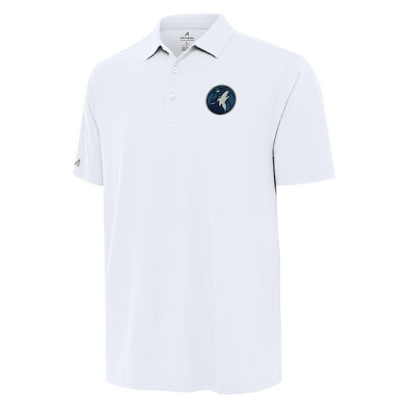 Men's Antigua White Minnesota Timberwolves Era Polo
