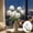 White-1F, variant on MMJ Artificial Flowers 3 Heads Large Dahlia Silk Bloom Faux Peony Stem for Home Dining Table Wedding Hotel Decor 25.19in