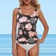 thumbnail image 2 of MKLEKYY Trajes De Baño Mujer Completo Women Lace Up Swimwear Tops Underwire Full Coverage Bikini Top Push Up Swim Crop Top Tie Back Bathing Suit Tops, 2 of 6