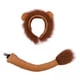 thumbnail image 1 of Tocado y cola,Conjunto de orejas de cola de león para niños,adultos y mujeres,Accesorios para diadema de animal para disfraz de león para cosplay,Espectáculos de disfraces para adolescentes, 1 of 3