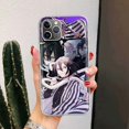 thumbnail image 3 of Funda de teléfono Demon Slayer Obanai Iguro, para iPhone 16, 15, 14, 13, 12, 11 Pro Max, X, XS, XR, 7 Plus, 8 SE, Apple, 3 of 5