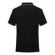 thumbnail image 4 of Camiseta de Manga Corta, Botón Casual Turndown Pullover T-Shirt Top de Color Sólido Hecho de Poliéster para Hombres de Verano de Uso Diario, Mangas de Mano para Hombres, 4 of 4