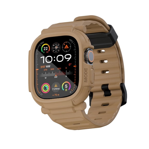 Funda y correa para Apple Watch Ultra 2 1 49 mm Elkson Brown