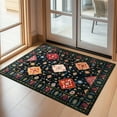 thumbnail image 3 of SARAG 2'x3' Washable Small Area Rugs indoor Oriental Vintage Rugs for Door Entrance Entryway Bedroom Throw Rugs Non skid, 3 of 7