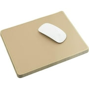 4 Pack Gold Stitched Mouse Pad for Office Desktop & Computer, Rectangular, 11 x 8.7 in.