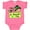 Hot Pink, variant on Inktastic My 1st St. Patrick's Day- Baby in Top Hat and Bow Boys or Girls Baby Bodysuit