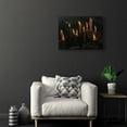 thumbnail image 4 of Northlight LED Lighted Flickering Candles with Fall Leaves Canvas Wall Art 11.75" x 15.75", 4 of 5