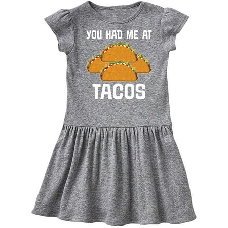 

Inktastic You Had Me At Tacos Gift Toddler Girl Dress