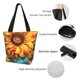 thumbnail image 4 of Disketp Deep Yellow Colorful Sunflower for Women’s Casual Shoulder Tote Bag Cross-body Handbags for Shopping, Travel and Daily Use, 4 of 6