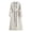 White, variant on Women's Long Full Length Raincoat Hooded Windbreaker Outdoor Trench Coat Lightweight Travel Jacket Clear L