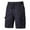 Navy, variant on Mens Work Shorts 9" Work Pants for Mens Portable Phone Charge Shorts Multi Pokets Cargo Shorts Comfy Cotton blend Shorts Gray