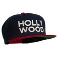 thumbnail image 5 of Hollywood Embroidered Two Tone Snapback Cap - Navy Red OSFM, 5 of 5