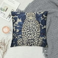 thumbnail image 2 of Nawypu Navy Blue Leopard Print Pillow Covers Cheetah Animal Spots Decorative Throw Pillows For Couch Farmhouse Square Pillow Cases Home Decor For Living Room Sofa Bed Porch Outdoor, 2 of 5