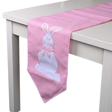 

Easter Printed Rabbit Table Flag Nordic Creative Decoration Table Runner