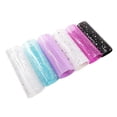 thumbnail image 1 of Rongfmy 6 Rouleaux PVC Transparent Holographique Vinyle Vinyle Clair Feuilles Iridescentes 8 Pouces, 1 of 9
