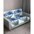 thumbnail image 3 of Blue Spring Floral Sofa Couch Cushion Covers Washable, Removable Stretchable Sectional Couch Covers, Wildflower Garden Botanical Slipcovers for L & T Shape Sofa Furniture Protector L Size 1 pc, 3 of 7