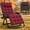 Blue, variant on Oswerpon Zero Gravity Chair with Removable Cushion and Cup Holder 440 lbs Capacity Folding Reclining Lounge Chair for Indoor Outdoor Gray