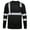 Black, variant on High Visibility Safety Shirts for Men, Long Sleeve Reflective Mesh Round Neck Workwear Shirts Black