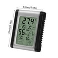 thumbnail image 2 of "Digital Touchscreen Indoor Thermo Hygrometer Accurate Temperature And Humidity With Backlight", 2 of 8