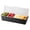 4 Compartment, variant on Chilled Condiment Server 6 Compartments Ice Cooled Food-Safe BPA-Free with Lid for Bar Party Camping BBQ