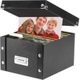 thumbnail image 2 of Snap-N-Store® 50% Recycled Index Card File Box, 5" x 8", Black, 2 of 6