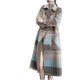 thumbnail image 2 of Puntoco Abrigo Invierno Mujer Plaid Solapa Lana Botón Hasta Bolsillos Manga Larga Camisa Abrigo Chaqueta Outwear Liquidación Puntoco Puntoco-1, 2 of 8