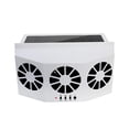thumbnail image 2 of Car Ventilator 3 Cooler Fans Solar-powered Cooling Vent Exhaust Portable Safe Auto Fan, 2 of 5
