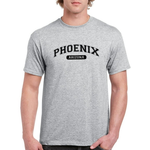 Arizona Phoenix Text Men T-Shirt, Male XX-Large