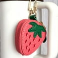 thumbnail image 5 of Strawberry Coin Purse, Cute Leather Bag Charm for Handbag, Mini Keychain Wallet with Zipper, Pouch Wallet Gift for Women and Girls, 5 of 7