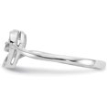 thumbnail image 3 of 14k White Gold AA Diamond heart ring - Ring Size 6.0 Natural Diamonds - 1.5gm, 3 of 8
