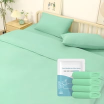 AUQ Disposable Bed Sheet,Fitted Sheet Queen Size,Disposable Travel Sheets for Travel,Disposable Bedding Travel Bedding Disposable Sheets for Hotel Hospital