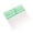 Green, variant on 4pcs A6 6-Hole Binder Pockets Waterproof PVC Envelopes Zipper Binder Pouches