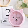 thumbnail image 4 of Children Cute Animal Dog/Cat Alarm Clock Silent Non Ticking Silicone Clock Night Light Travel Clock, 4 of 5