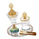 thumbnail image 4 of Quemador de incienso,Juego de quemador de incienso de vidrio para centro de mesa,Incensario con bandeja,tarro de almacenamiento y pinzas para ,Decoración de Ramadán para el hogar con, 4 of 9