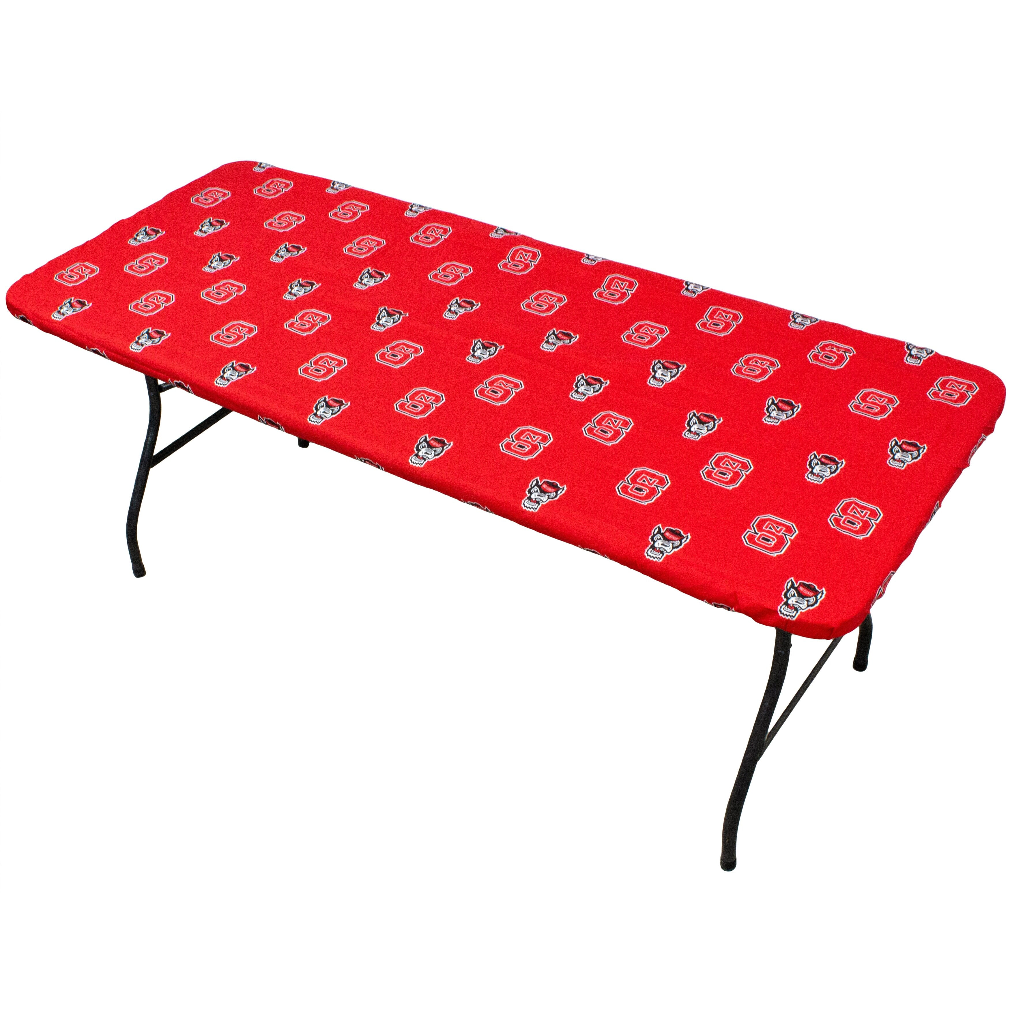 North Carolina State Wolfpack Tailgate Fitted Tablecloth, 33" x 33", Card Table - 33" x 33", Card Table