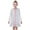 White, variant on Girls Swim Cover up Zipper Hooded Bathrobe Beach Dress Long Sleeve Terry Swimsuit Kids Swimsuits for Girls 1-2 Years