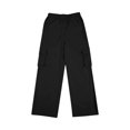 thumbnail image 5 of LIJCC Boys Sports Y2k High Waisted Straight Leg Relaxed Fit Cargo Pants Stretch Elastic Waist School Long Pant Twill Joggers for Kids Spring Fall Streetwear, 5 of 8