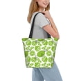 thumbnail image 6 of KLL Tote Bag for Women Green Various Lemons Print Shopping Grocery Reusable Bags for Office School Shopping Travel, 6 of 6