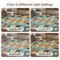 thumbnail image 7 of ODIKA Bedside Retro Block Confetti Shapes Markers Storybook Hopscotch for Dorm Room, Small Living Apartment, Stain Resistant Low Profile, 7 of 7