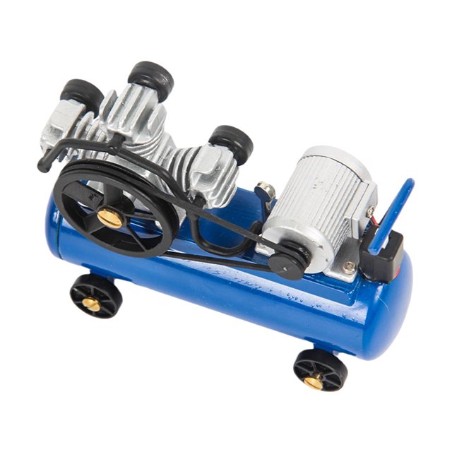 Compresor de aire en miniatura Bomba de inflado de simulación de plástico de compresor de aire RC para piezas de decoración de orugas RC 1:10 Magideal Compresor de aire en miniatura
