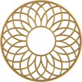 thumbnail image 1 of Ekena Millwork CMPP38CNSGO Cannes Architectural Grade PVC Pierced, Gold Urethane Ceiling Medallions 38"OD x 13"ID x 1"P, 1 of 4