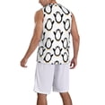 thumbnail image 2 of Sikiie Lovely Penguin Basketball Jersey Reversible Men's Mesh Athletic Sports Shirts Training Practice S-4XLMedium, 2 of 6