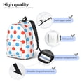 thumbnail image 5 of Balery Red Blue Polka Dots Vintage Canvas Backpack for Men and Women - Large Capacity, Durable Travel Laptop Bag for School, Work, Hiking, and Outdoor Activities, 5 of 7