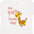 thumbnail image 4 of Inktastic My Papa Loves Me- Cute Giraffe Boys or Girls Toddler T-Shirt, 4 of 5