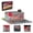 Multicolored 1, variant on 1/64 Building Scene Model, Realistic DIY Miniature Car Dealership Diorama Kit with 2 Random Alloy Figures/Lights, Car Showroom, Excludes Vehicles Tools, Home Decor