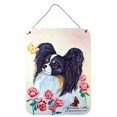 thumbnail image 1 of Láminas de metal de aluminio para colgar en la pared o puerta Papillon 16 x 12 multicolor Caroline's Treasures 7236DS1216, 1 of 1