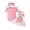 Glisme147-Red, variant on Glisme Baby Girls Clothing Set Bear & Heart Print Short Sleeve Top & Overalls Set With Hairband Adorable 3 Piece Outfit Size 9-12 Months Red Outfits Set For Girl