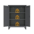 thumbnail image 5 of Aukfa 47" Metal Storage Cabinet with Lock, Garage Tool Organizer for Garage,Home,Office, Dark Gray, 5 of 10